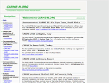 Tablet Screenshot of carme-n.org